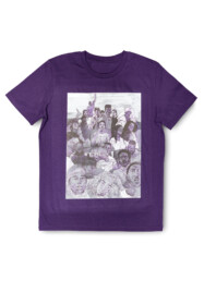 T-shirt Brian elstak purple