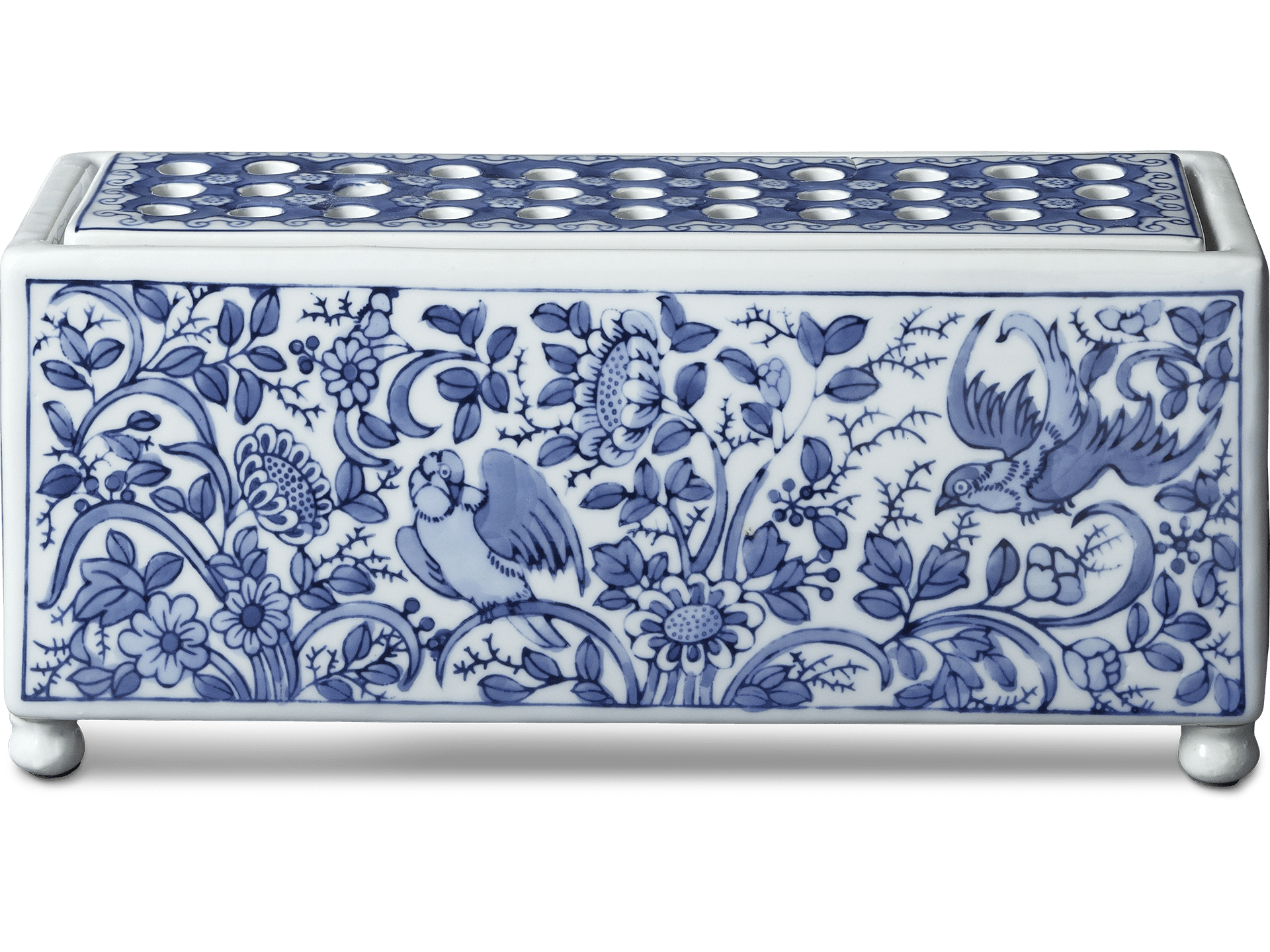 huurling kalender alleen Handpainted porcelain flower vase - Dutch Museum Gift Shop