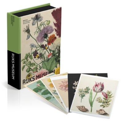 Postcard box Rijkmuseum Flower Botanical Prints