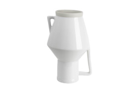 vase with handle white