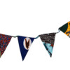 flag garland african fabric