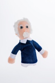 Finger puppet and magnet Einstein