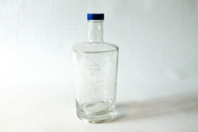 Glass water bottle 0,33l