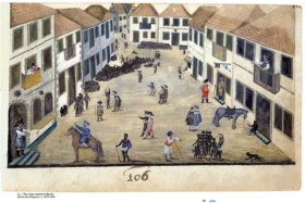 The slave market in Recife