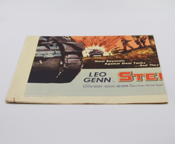 Vintage movie poster "Steel Bayonet" - folded