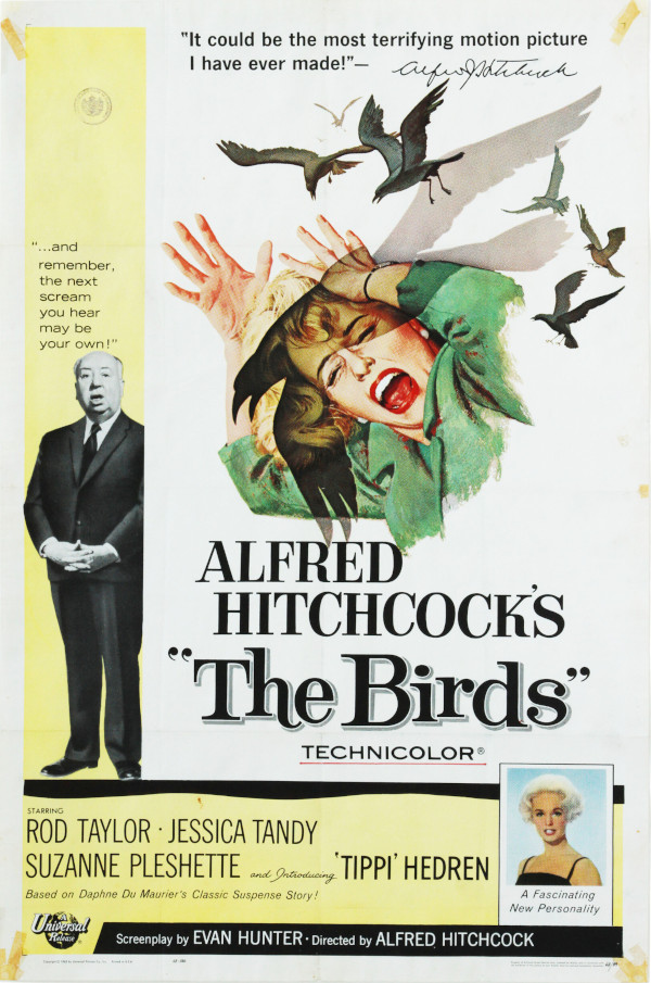 Alfred Hitchcock's: The Birds - Originele vintage filmposter