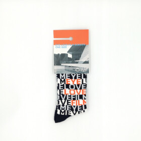 Eye love film socks