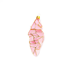 Gemstone Christmas Ornament - Pink