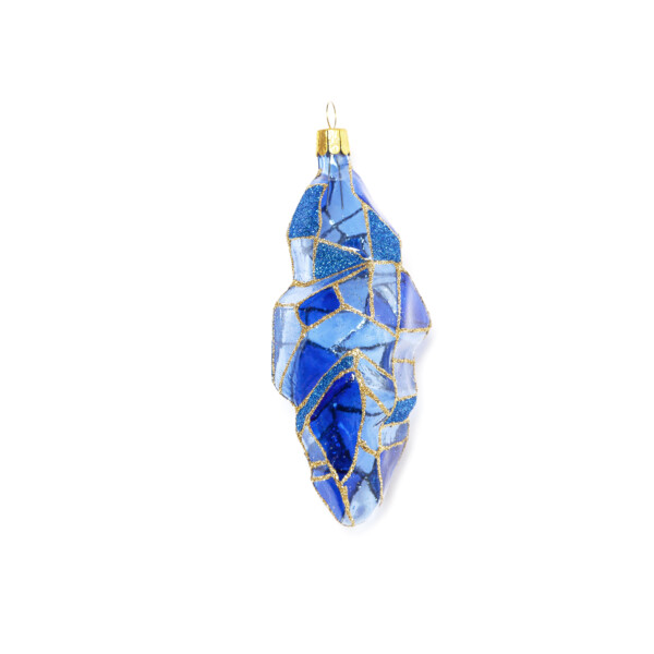 Gemstone Christmas Ornament - Blue