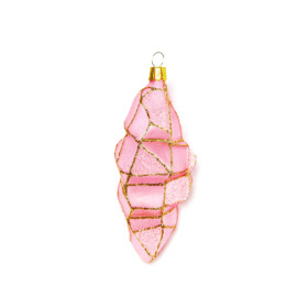 Gemstone Christmas Ornament - Pink