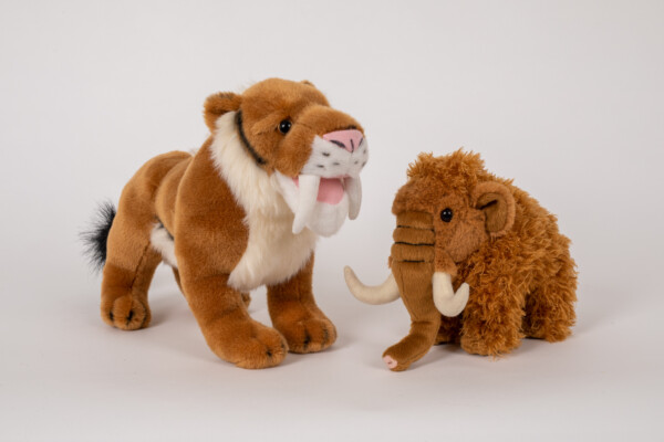 Mammoth and Saber-toothed tiger