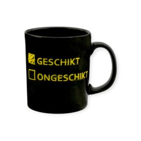 NMM Mug "Geschikt"