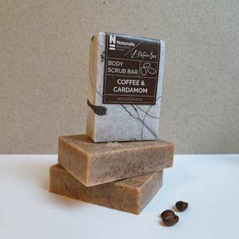 Coffee & Cardamom Body Scrub Bar