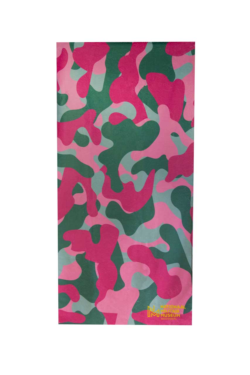 Badlaken camouflage roze - Nationaal DMGS