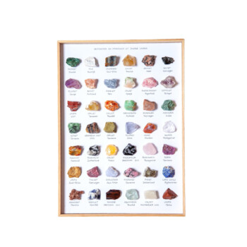 Handgeselecteerde mineralen collectie A4