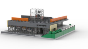 Kunsthal model building kit of LEGO-bricks
