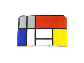 Pencil case / make-up bag, Piet Mondrian