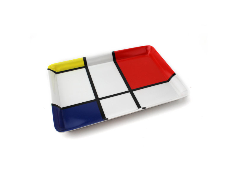 Serviertablett, Mini 21 x 14 cm, Mondrian Composition