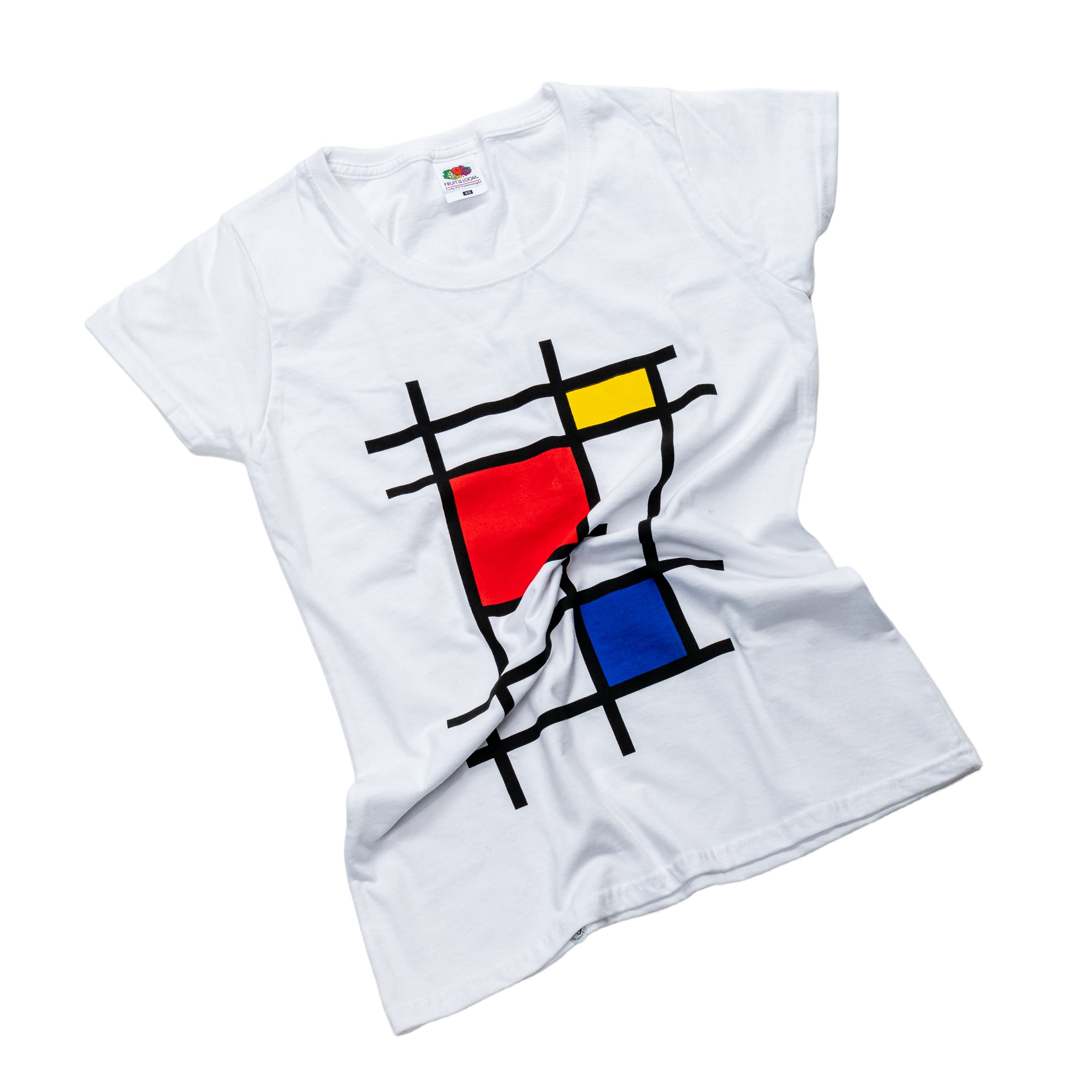 T-shirt white - Mondriaanhuis - Dutch Museum Shop