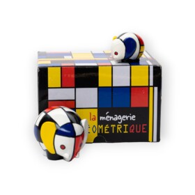 Mondrian Animal Figurines Elephant