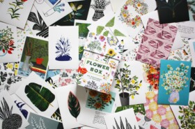 Flower Box - 100 Postcards by 10 Artists