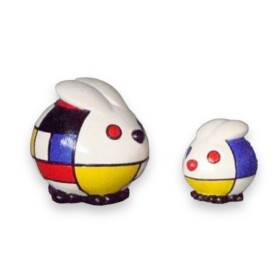 Mondrian Animal Figurines