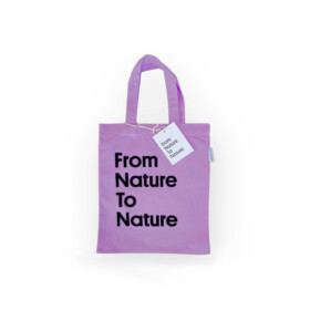 From Nature to Nature Mini Tote Bag - Lilac