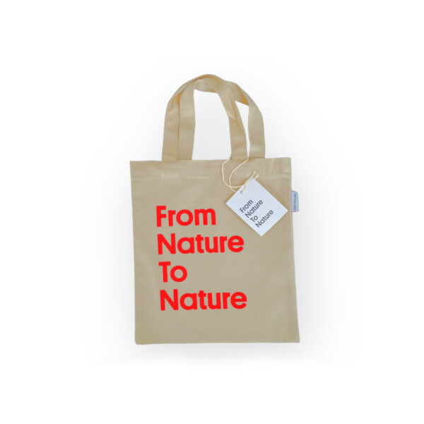 From Nature to Nature Mini Tote Bag - Beige