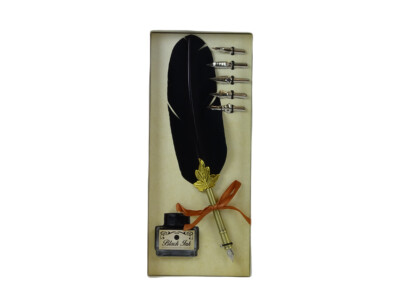 Boerhaave Quill pen Calligraphy set - Black