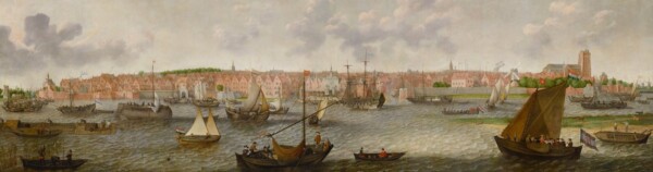 Adam Willaerts - Vue de Dordrecht depuis l'embouchure du Nord - Toile Giclée - Pas de cadre - Toile