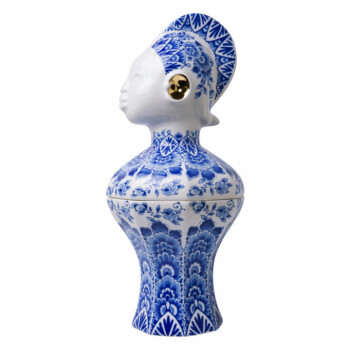 kabra blauw vase