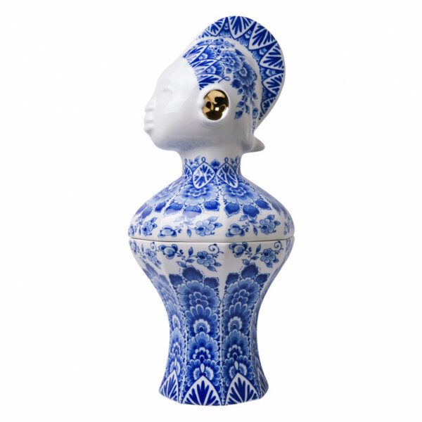 kabra blauw vase