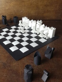 Piet Design - Papieren schaakspel