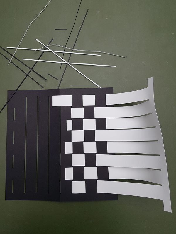 Piet Design - Papieren schaakspel