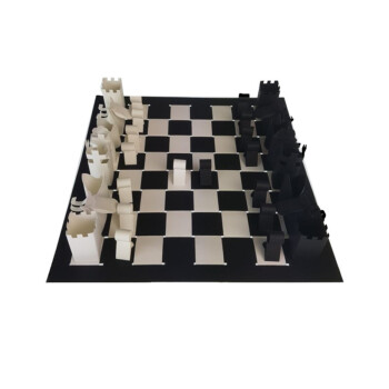 Piet Design – Schachspiel aus Papier