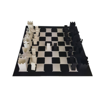 Piet Design - Jeu d'échecs en papier