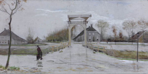 Vincent van Gogh - Ophaalbrug in Nieuw-Amsterdam, 1883