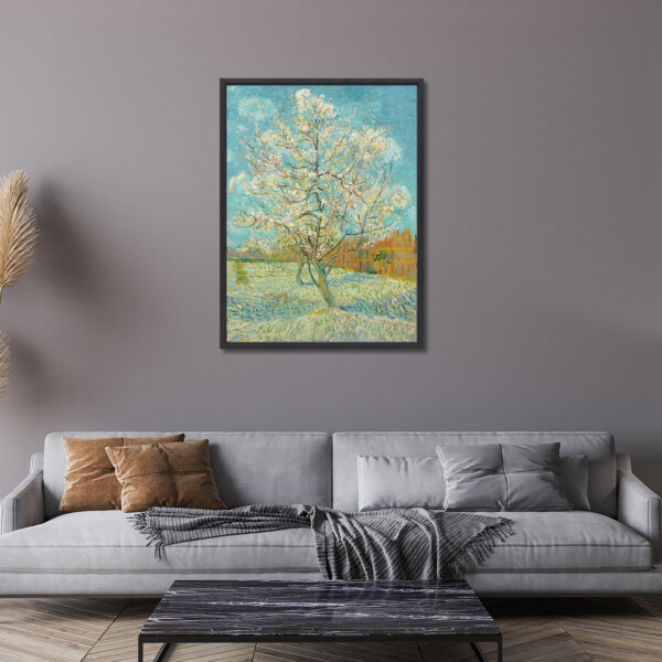 1888|Vincent van Gogh - The Pink Peach Tree