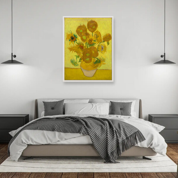 1889|Vincent van Gogh - Sunflowers