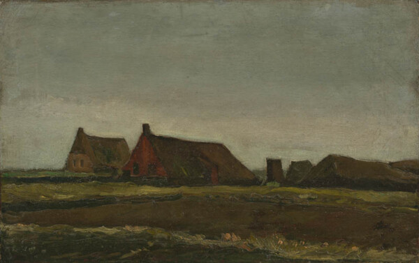 1883|Vincent van Gogh - Cottages