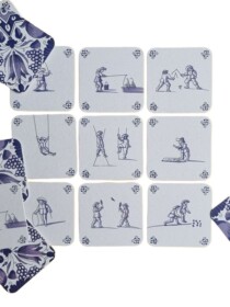 memory game blue tiles