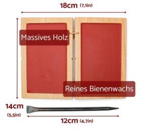 Roman double beeswax tablet