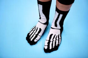 Humania Skeleton Sock