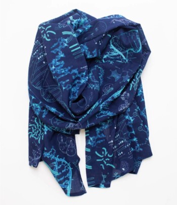 Genetics Scarf - Blue