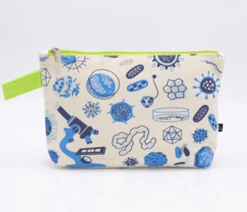 Pencil Bag Retro Microbiology