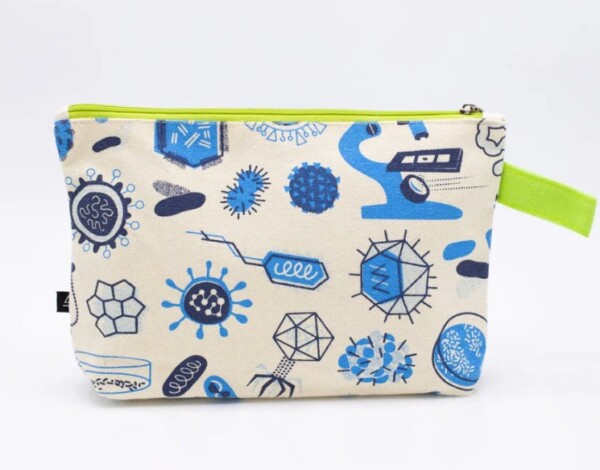 Pencil Bag Retro Microbiology