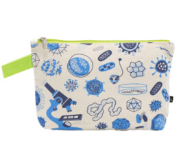 Pencil Bag Retro Microbiology