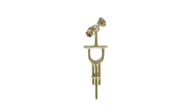 Ohrring Monogramm DIVA - Gold - Monocraft