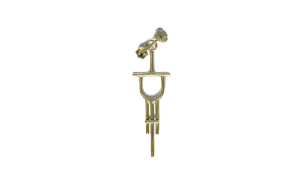 Ohrring Monogramm DIVA - Gold - Monocraft