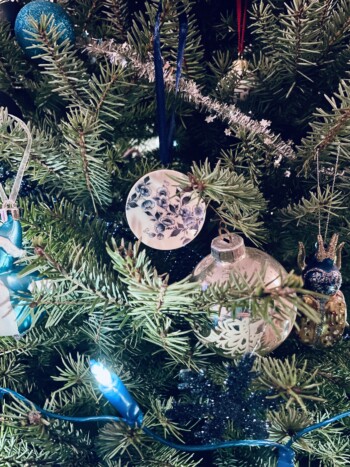 Christmas ornament delft blue